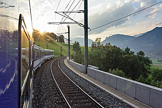 列车,塞梅宁,铁路,窗户,山,维也纳,阿尔卑斯山,下奥地利州,奥地利