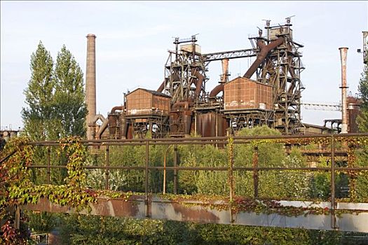 工业,纪念建筑,铁制品,北莱茵威斯特伐利亚,德国,欧洲