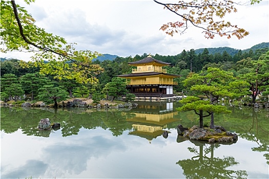 金阁寺,庙宇,京都,日本