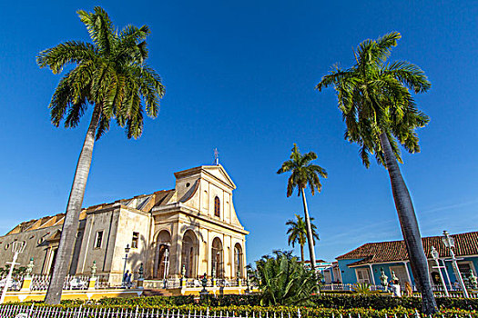 教会,城市,特立尼达