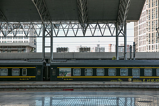 上海,火车站,铁轨