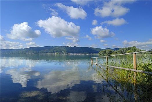风景,博登湖区,康士坦茨湖,巴登符腾堡,德国,欧洲