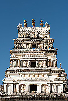 楼塔,老,庙宇,普什卡,拉贾斯坦邦,印度,亚洲