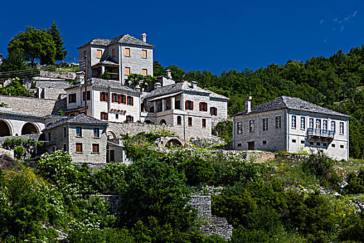 希腊,伊庇鲁斯,峡谷,乡村