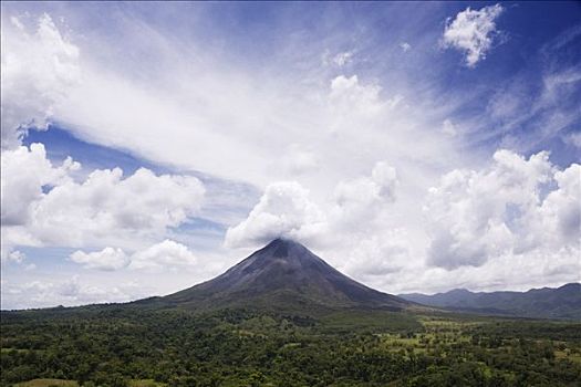 阿雷纳尔,火山,阿雷纳火山国家公园,阿拉胡埃拉,哥斯达黎加