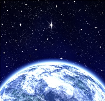 世界,愿望,星星,太空