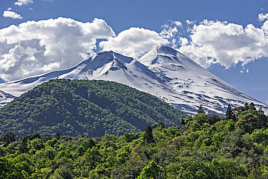 火山,国家公园,区域,智利,南美