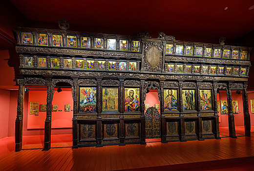 中世纪,象征,阿尔巴尼亚,教堂,国家博物馆,艺术,博物馆,欧洲