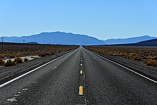街道,死亡谷国家公园,加利福尼亚,美国,北美