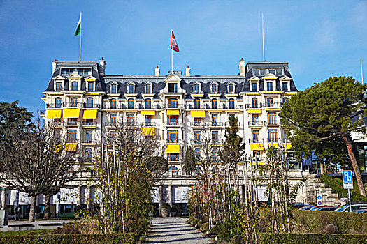 宫殿,酒店,洛桑,沃州,瑞士