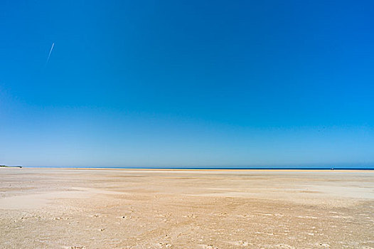 宽阔,沙子,海滩