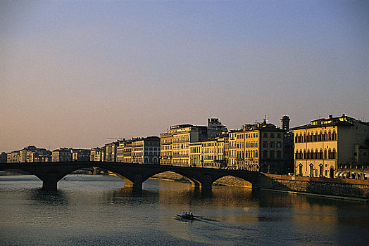 运河,佛罗伦萨,托斯卡纳,意大利