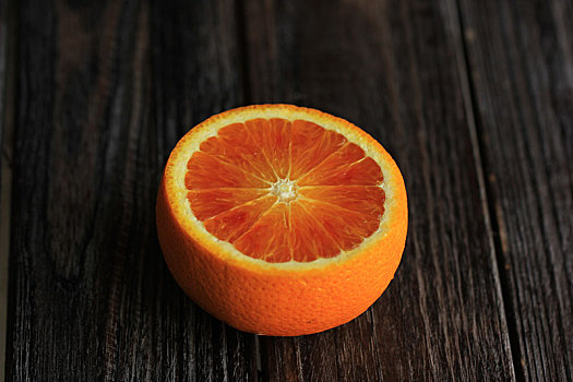 橙子果肉切面
