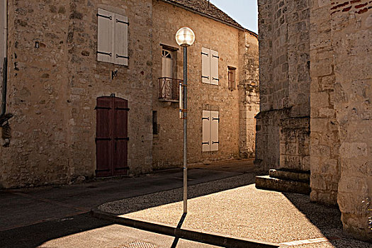 路灯柱,乡村,波尔多,法国