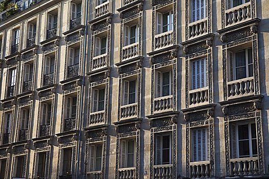 窗户,建筑,巴黎,法国