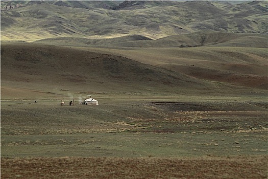 露营,蒙古