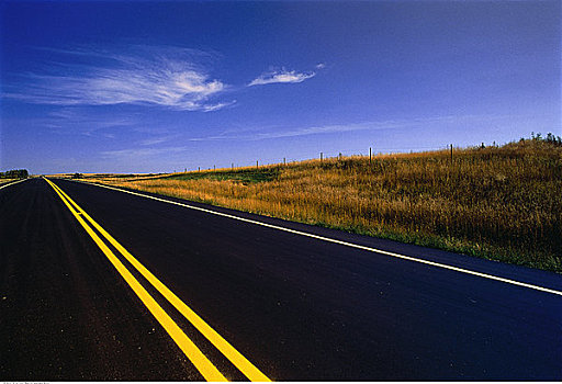 道路,天空