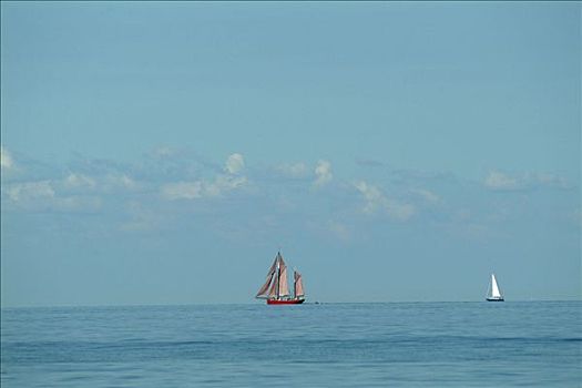帆船,波罗的海,石荷州,德国