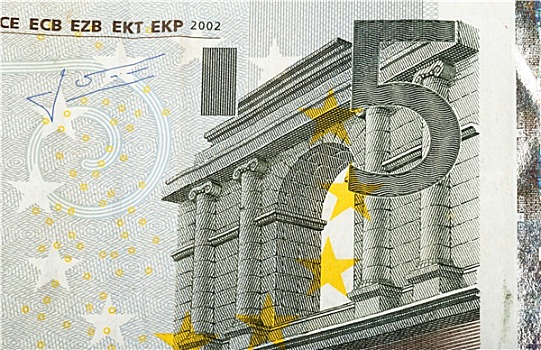 特写,欧元,钱,货币