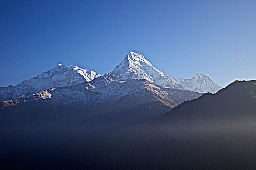 山脉,安娜普纳,安娜普纳保护区,喜马拉雅山,尼泊尔
