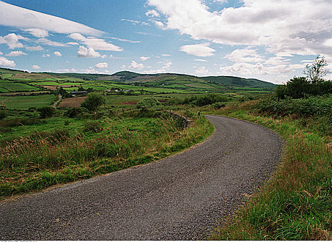 道路,农田,爱尔兰