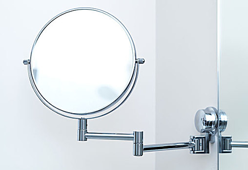 圆,墙镜,浴室,特写,照片