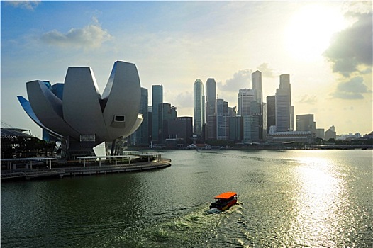 新加坡,现代建筑