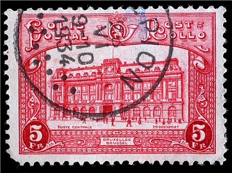 邮票,比利时,布鲁塞尔