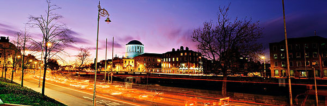 都柏林,爱尔兰,最高法院,18世纪,建筑,设计