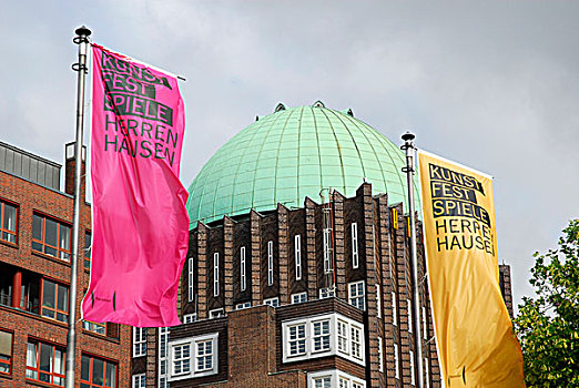 建筑,砖,表现主义,汉诺威,下萨克森,德国,欧洲