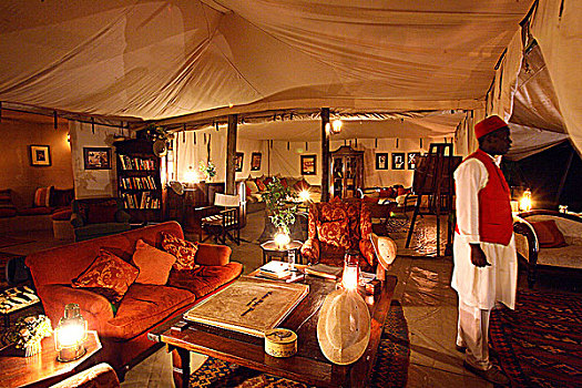 肯尼亚,马赛马拉国家公园,20年代,露营,老,传统,旅游