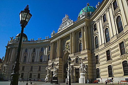 国家图书馆,霍夫堡,皇宫,复杂,维也纳,奥地利