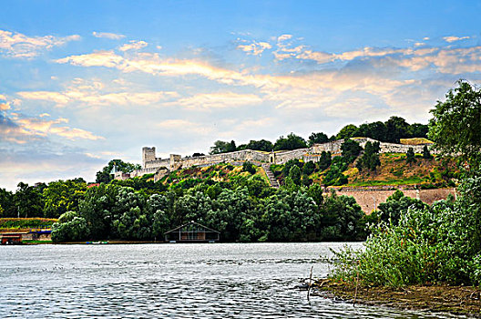 要塞,贝尔格莱德,风景,多瑙河