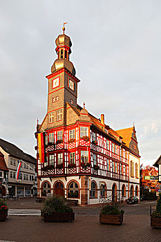 老市政厅,1715年,马尔克特广场,方形,地区,黑森州,德国,欧洲