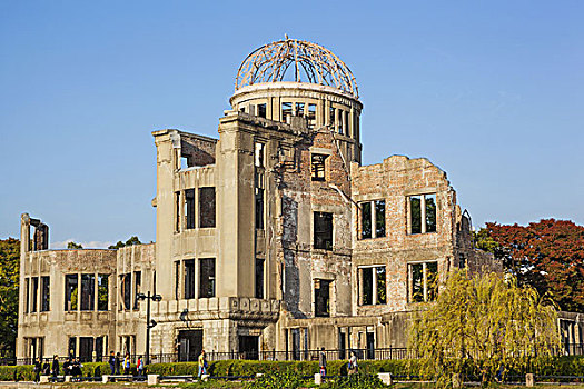 日本,九州,广岛,平和,纪念建筑,原子,爆炸,圆顶
