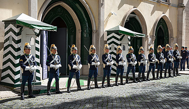 军人,国家,守卫,瓜达,里斯本,葡萄牙,欧洲