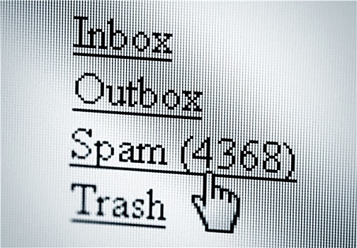 垃圾邮件,电脑屏幕
