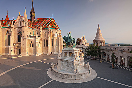 图片,国王,教堂,棱堡,布达佩斯,匈牙利,欧洲