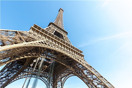 埃菲尔铁塔,巴黎,夏天