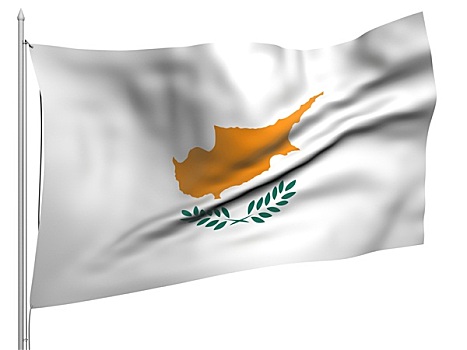 飞,旗帜,塞浦路斯,国家