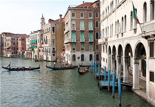 威尼斯,运河,小船