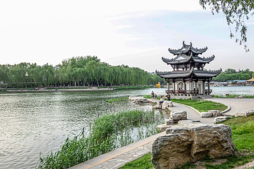北京陶然亭公园风光