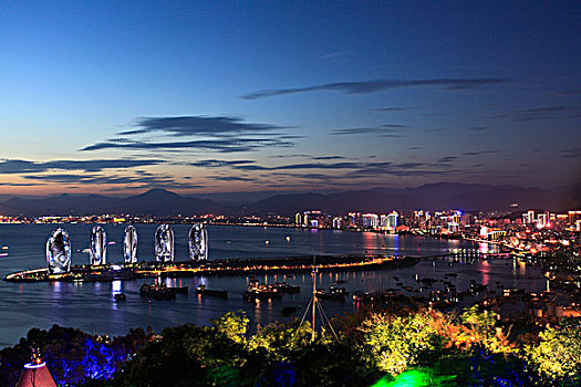 三亞市夜景