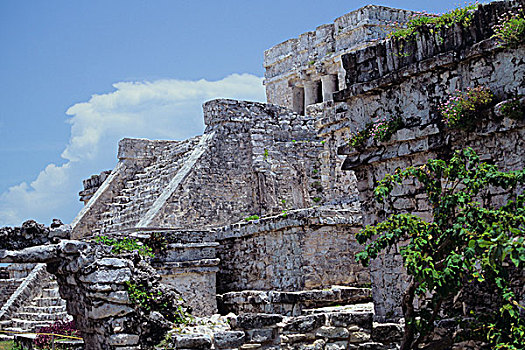 墨西哥,尤卡坦半岛,古老,玛雅,遗址