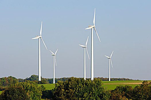 风电站,巴登符腾堡,德国,欧洲