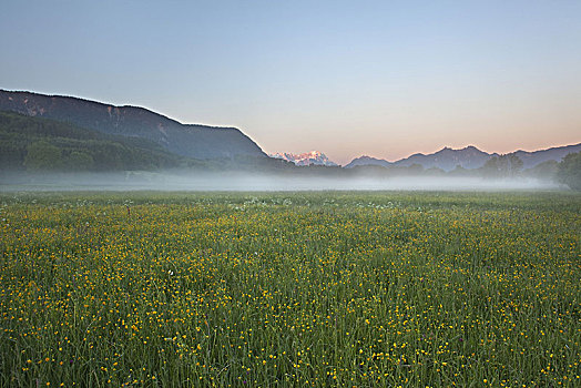 风景,楚格峰,上巴伐利亚,巴伐利亚,德国