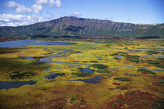 俄罗斯,堪察加半岛,火山口