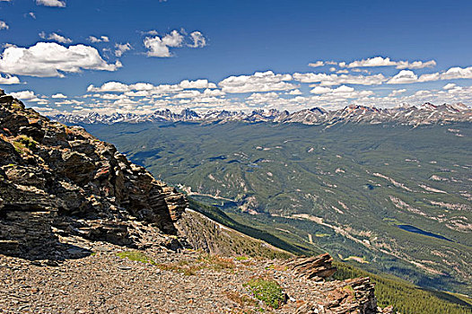 风景,加拿大,落基山脉,艾伯塔省