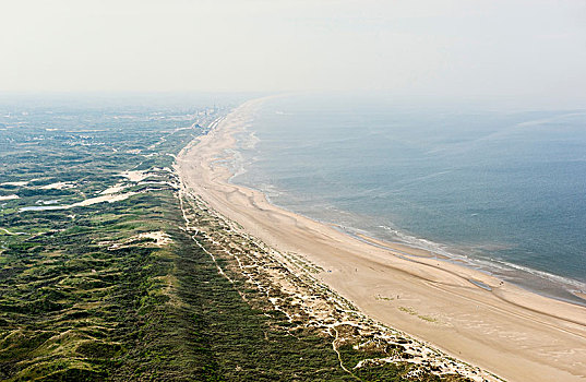 沙丘,北海,艾默伊登,荷兰北部,荷兰