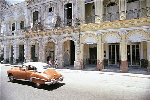 古巴,哈瓦那老城,建筑,巴洛克